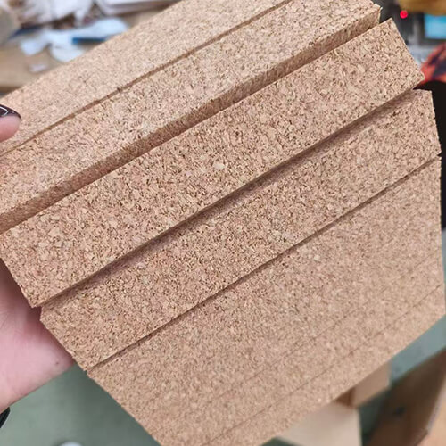 Cork pad with glue